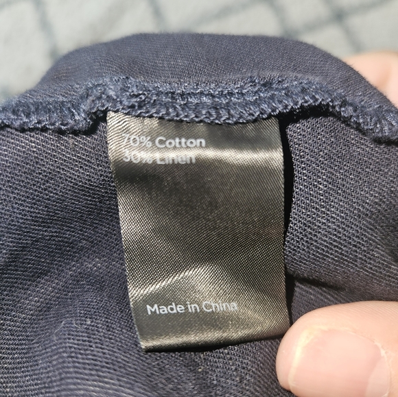 Wellen Linen Blend Mens Pull On Shorts Medium - Picture 5 of 6